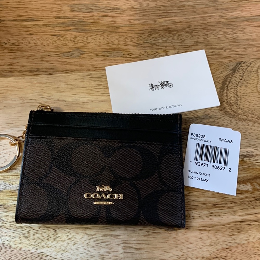 Coach Mini Skinny ID Keychain Holder